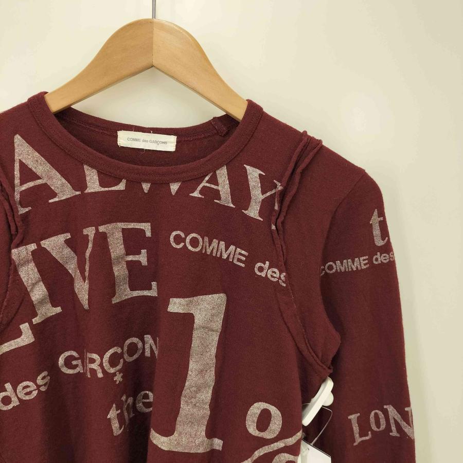 COMME des GARCONS（コムデギャルソン） 総柄 クルーネックカットソー 
