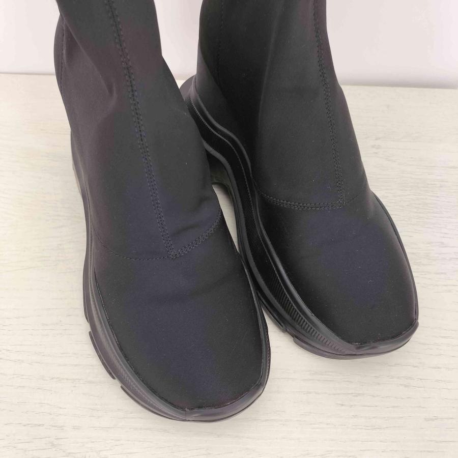 【yello】 BLACK DOUBLE SNEAKER SHORT BOOTS yellaw YELLO(イエロー) DOUBLE SNEAKER SHORT BOOTS レディース JPN