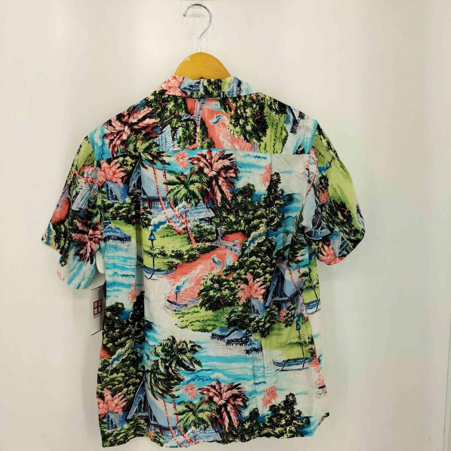 60s ビンテージ レーヨン ペニーズ アロハ シャツ Ｓエメラルド PENNEYS（ペニーズ） 60s 三角タグ レーヨン アロハシャツ メンズ 15