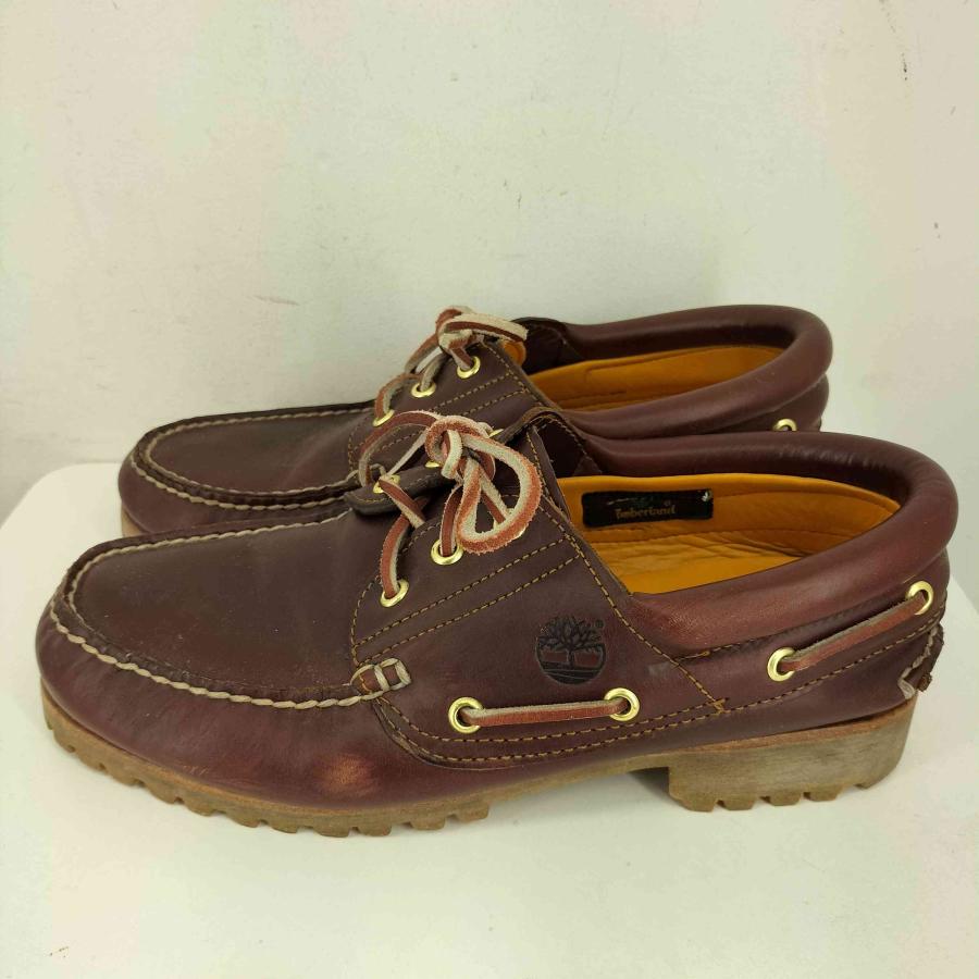 Timberland（ティンバーランド） 3-EYE BOAT SHOE BURGUNDY メンズ JPN