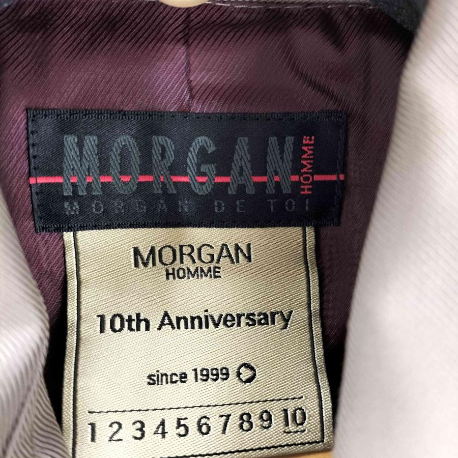 MORGAN HOMME（モルガンオム） ポリコットン ジップアップ