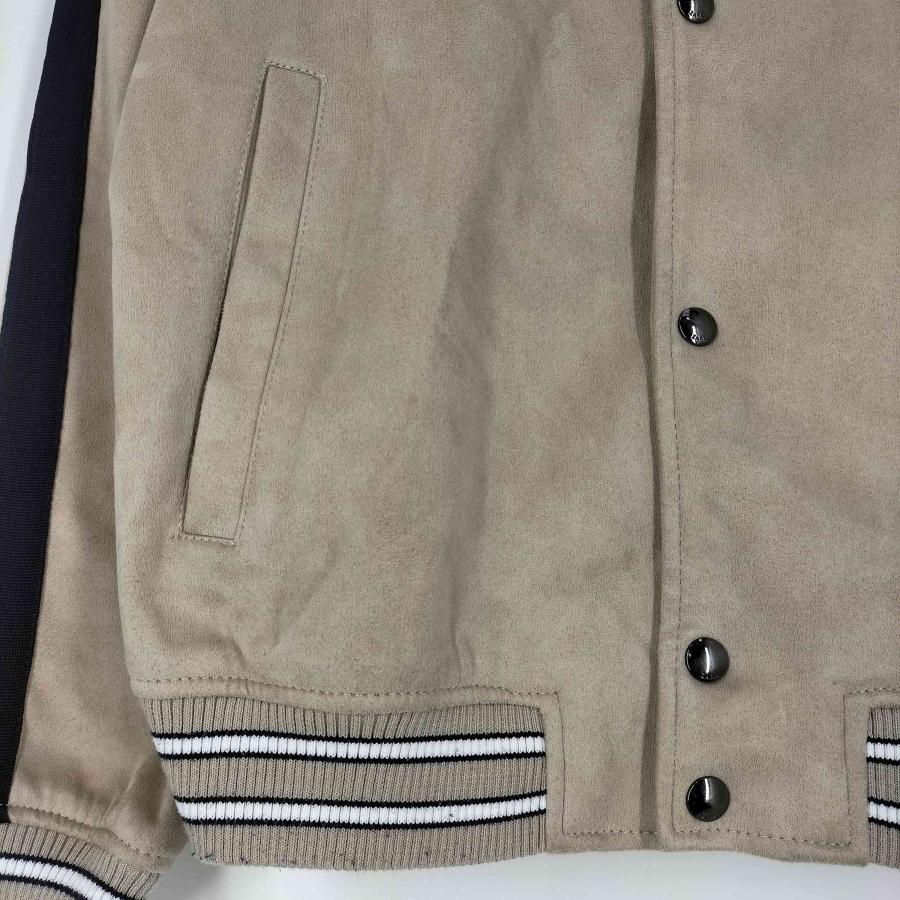 ZARA（ザラ） スエード スナップボタン リブライン スタジャン メンズ 