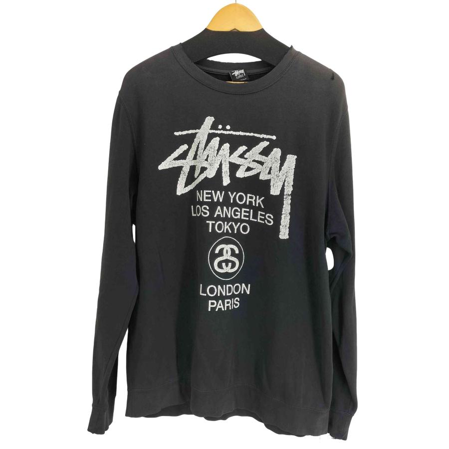 “African continent” old stussy スウェット 00s STUSSY（ステューシー） 00s ワールドツアースウェット メンズ import