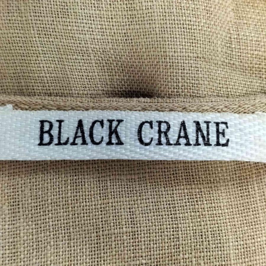 BLACK CRANE（ブラッククレーン） リネン100％ Vネック ギャザー