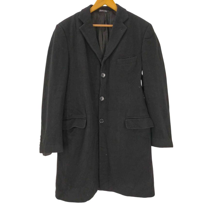 ドルチェ&ガッバーナ ウール混 チェスターコート 黒 サイズ38*JD899 DOLCE&GABBANA（ドルチェ & ガッバーナ） DOLCE&GABBANA(ドルチェ