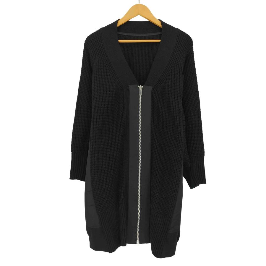 sacai ドッキングデザイン ジップ 切替 ニット ma1 ミリタリー サカイ sacai ドッキングデザイン ジップ 切替 ニット ma1 ミリタリー サカイ