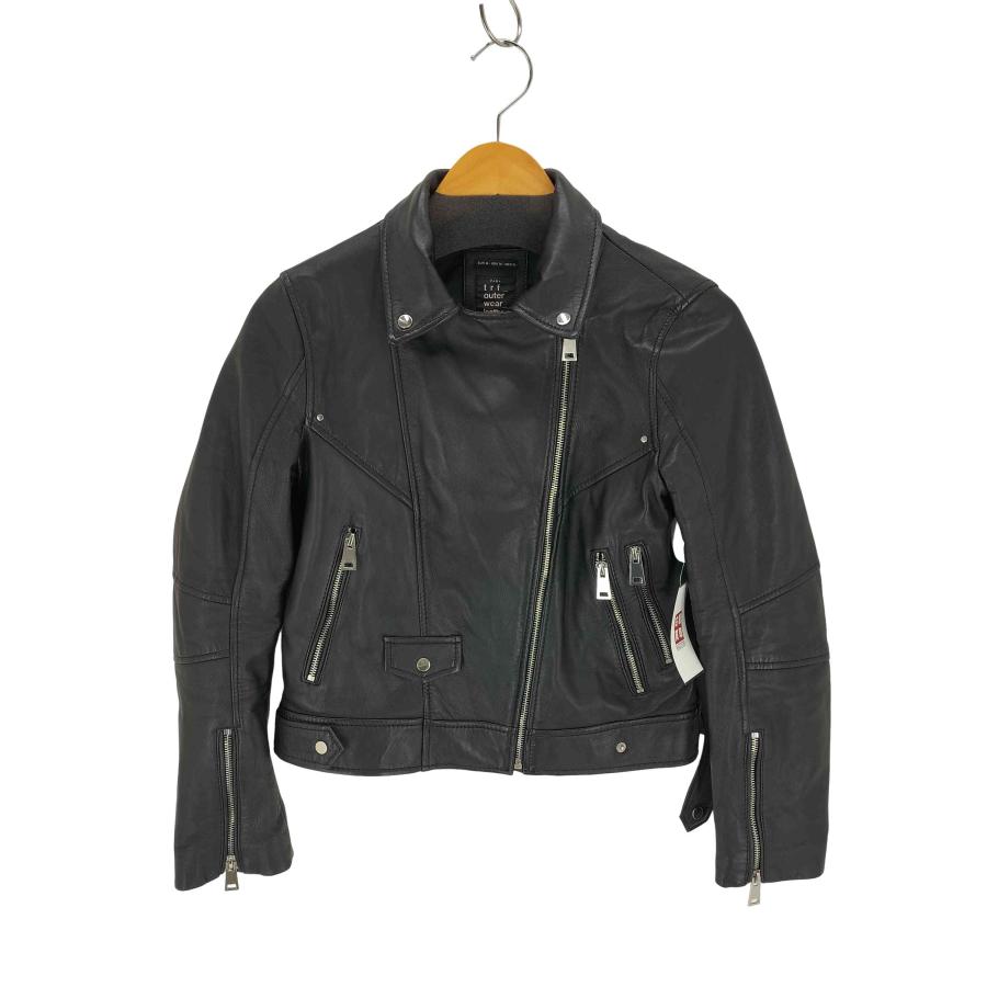 ZARA ザラ　ラムレザー　ダブルライダースジャケット　未使用品 ZARA（ザラ） LAMB LEATHER ラムレザーダブルライダースジャケット