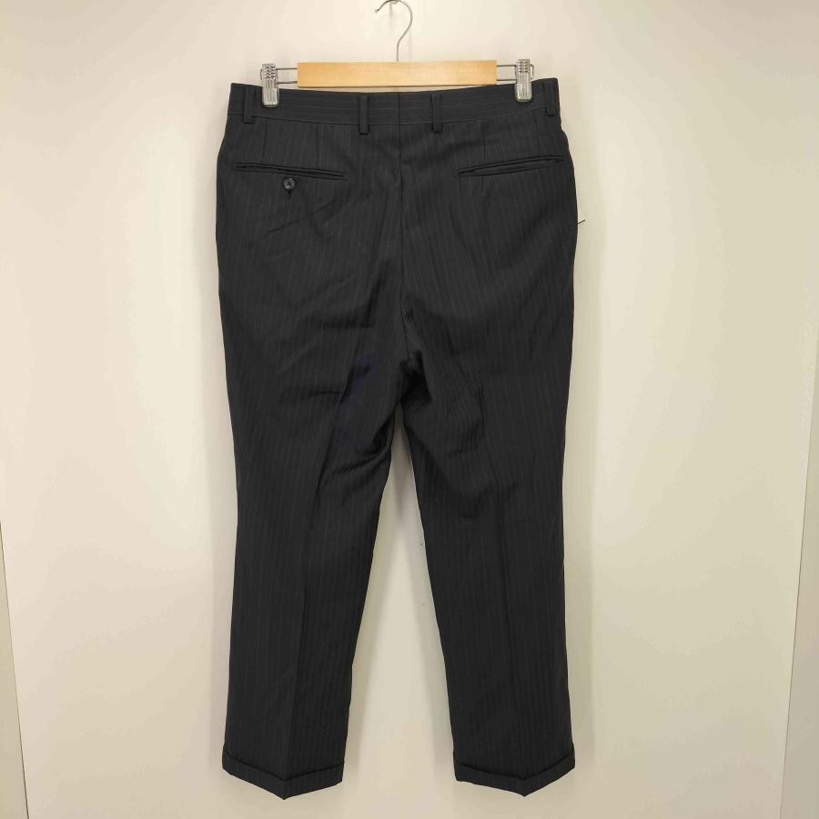 BURBERRY LONDON(バーバリーロンドン) ストライプ ウール 2Bテーラードジャケット スーツ 中古 古着 1005_4