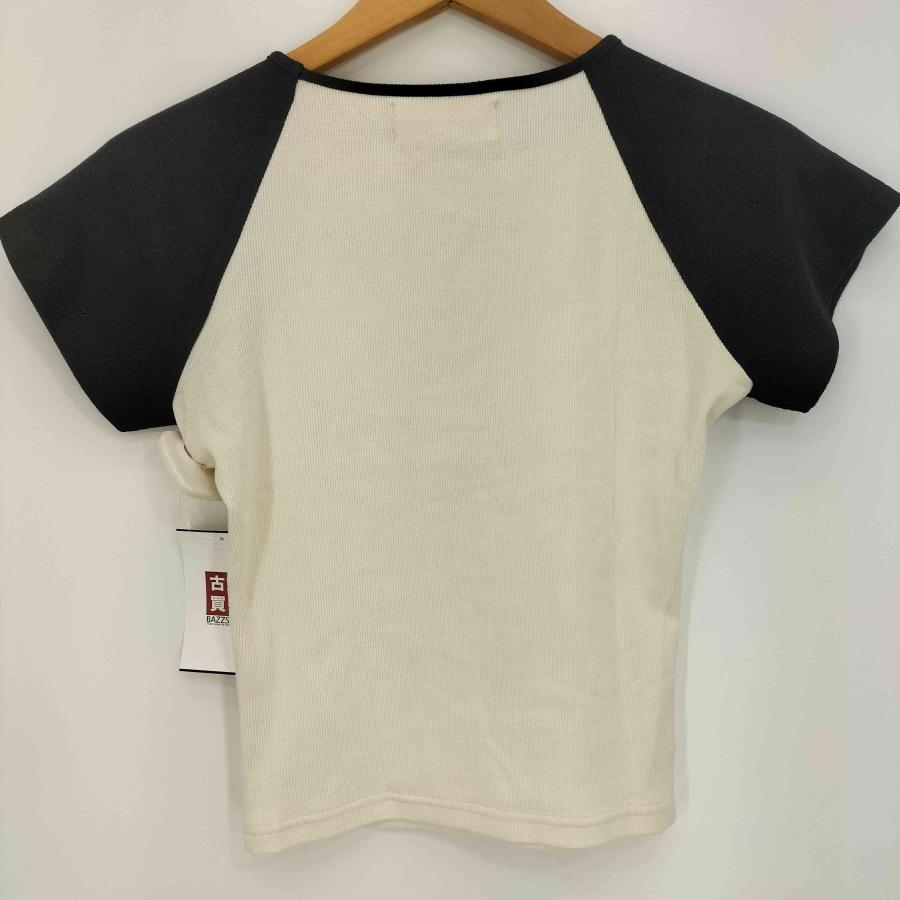 カットソー(半袖+袖なし) andmary Sui ribbon tops ANDMARY】Suzy ribbon tops