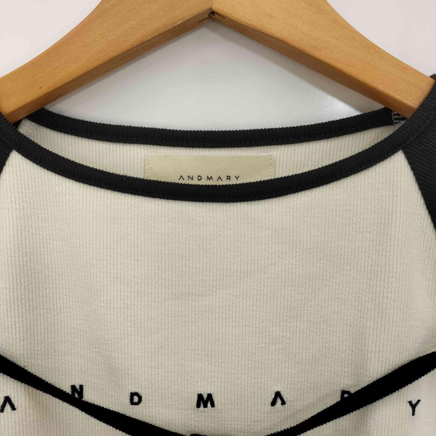 AND MARY(アンドマリー) Alma Ribbon Tops レディース FREE 中古 古着