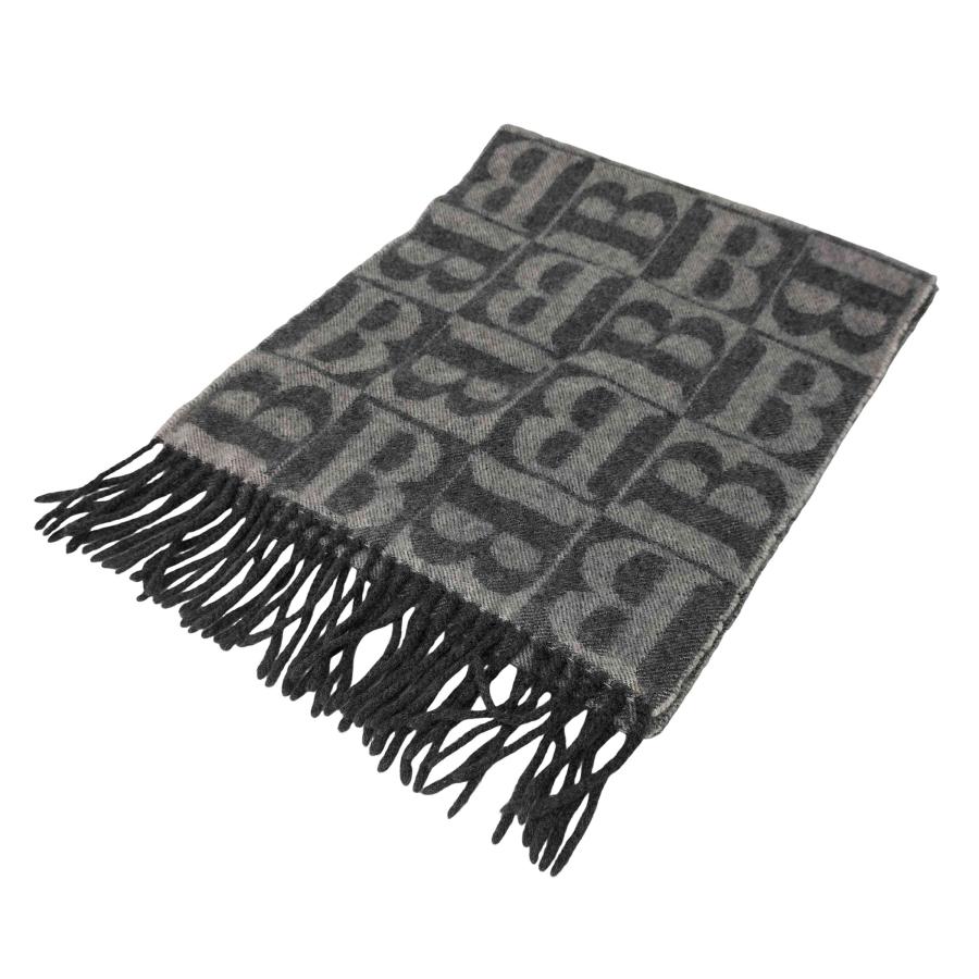 BURBERRY LONDON バーバーリーロンドン　カシミヤ　マフラー　美品 BURBERRY LONDON(バーバリーロンドン) Bロゴ 総柄 カシミヤ マフラー