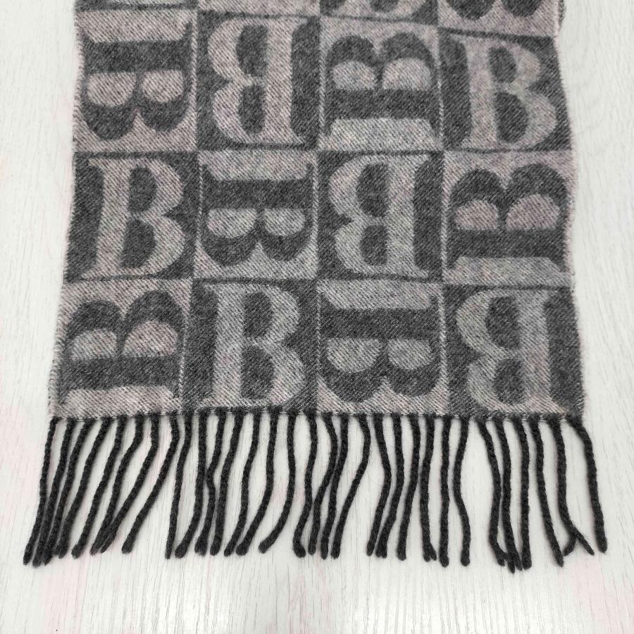 BURBERRY LONDON(バーバリーロンドン) Bロゴ 総柄 カシミヤ マフラー
