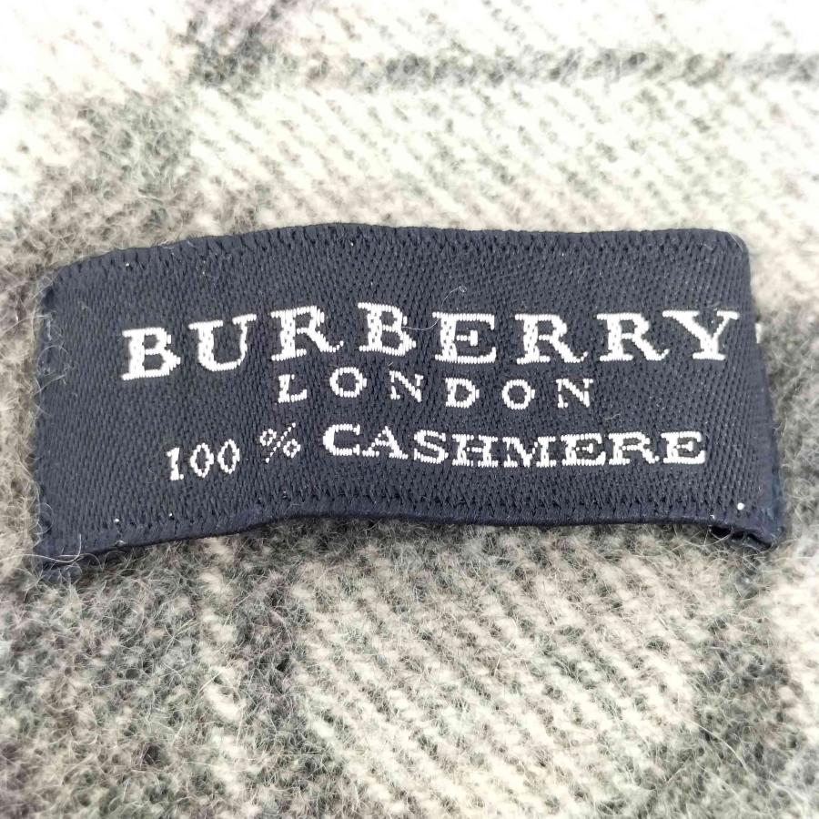 【極美品】バーバリーロンドン　マフラー・ストール・カシミヤ100％・Bロゴ総柄 BURBERRY LONDON(バーバリーロンドン) Bロゴ 総柄 カシミヤ マフラー