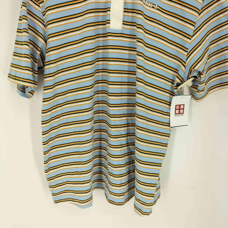 adidas（アディダス） 80s オーバーサイズ ストライプ ポロシャツ