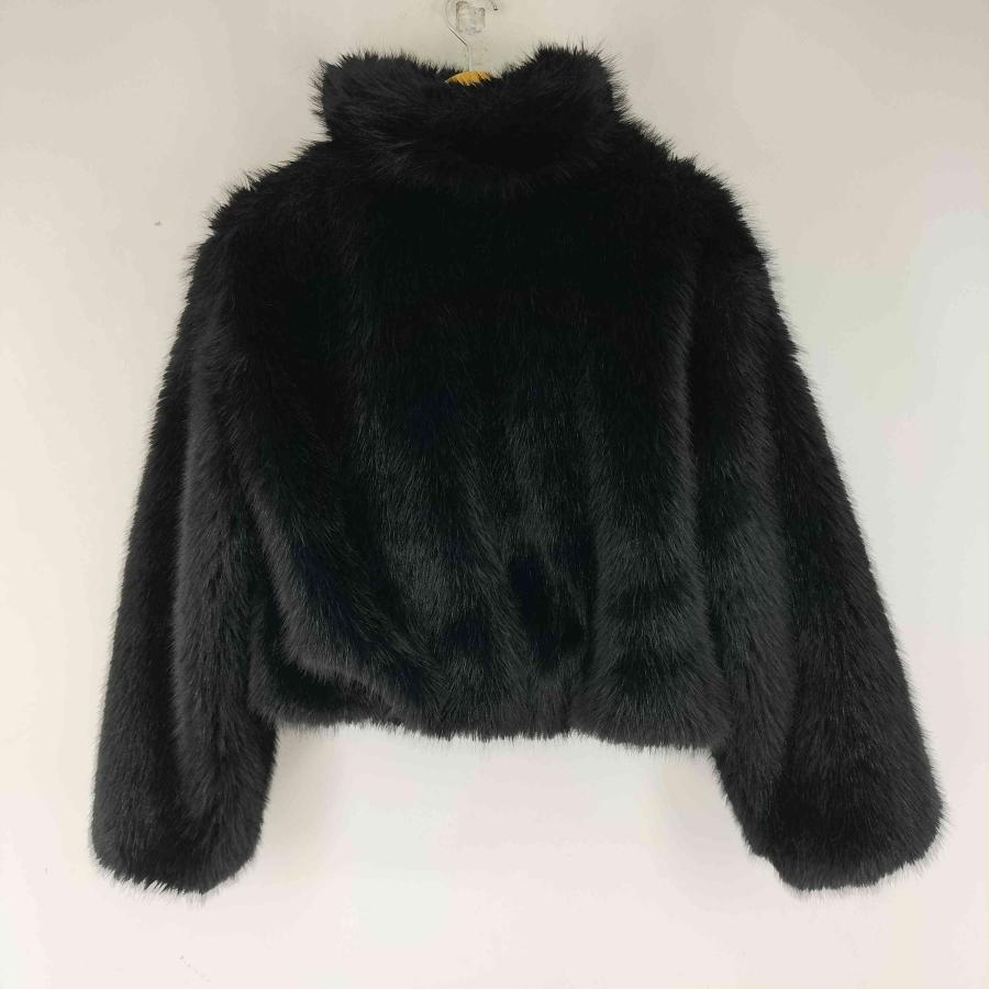 ブラック ショート丈 ファーコートZARAお値下げ中 ZARA（ザラ） フェイクファー ショートコート レディース import：XS