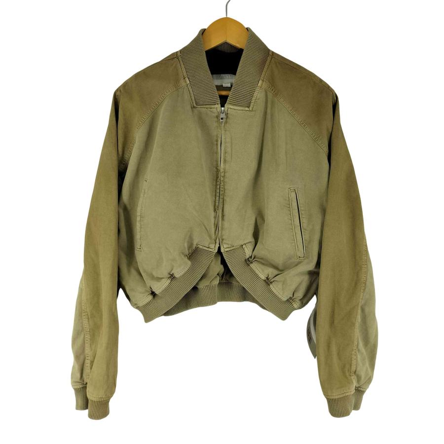 ZARA（ザラ） ウォッシュドエフェクト ボンバージャケット レディース