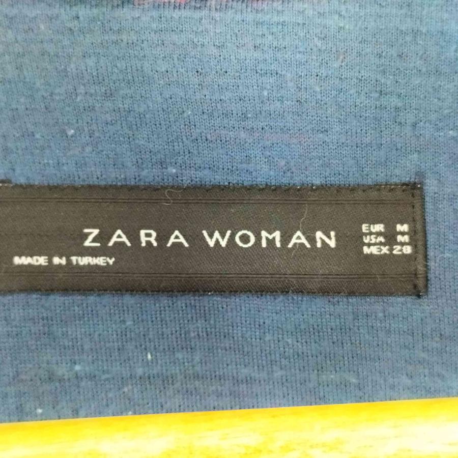ZARA（ザラ） ネイティブ ジャガード フリンジガウンコート レディース