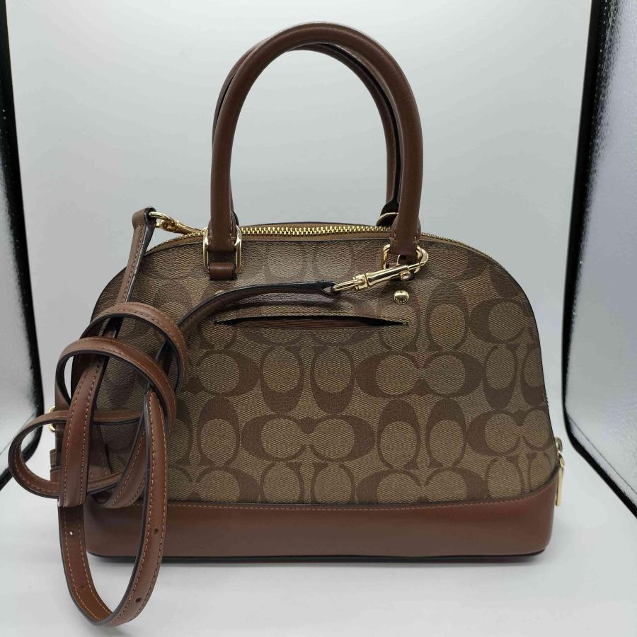 COACH（コーチ） PVCレザー シグネチャーロゴ2WAY ハンドバッグ