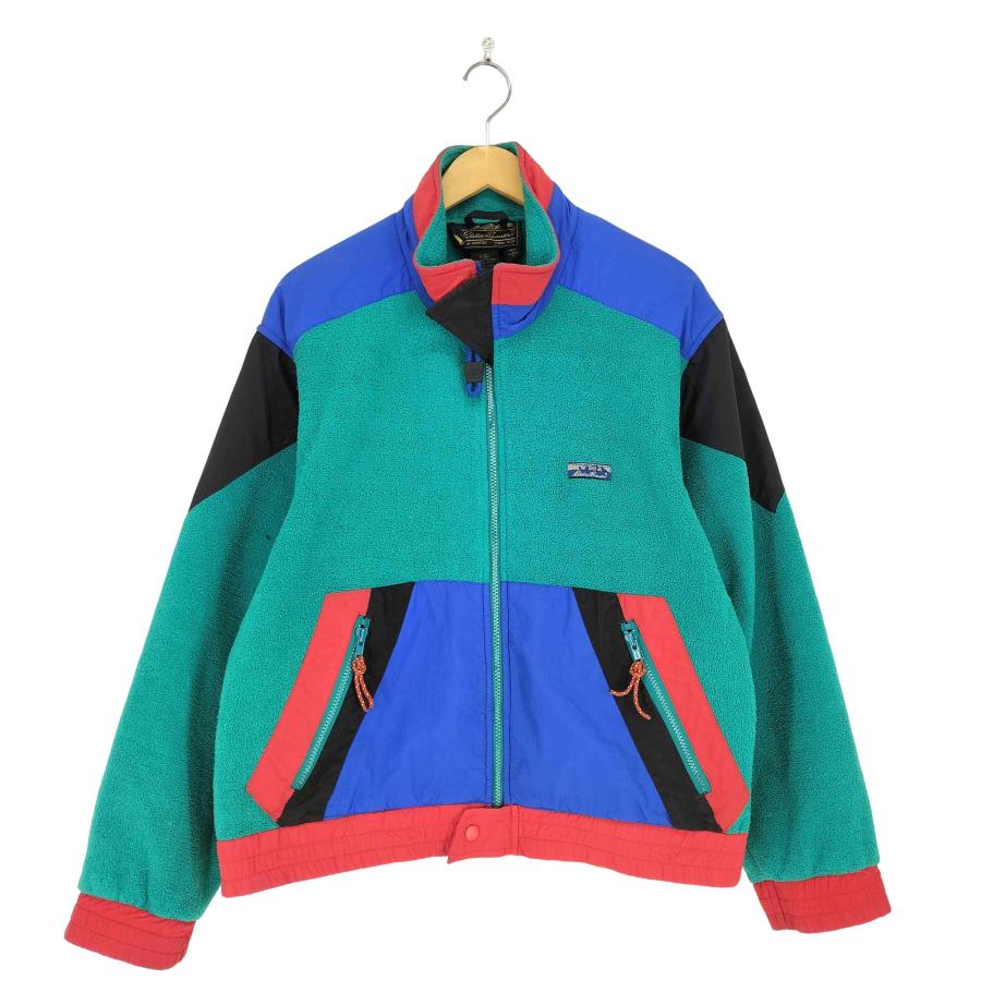 Eddie Bauer（エディーバウアー） 80-90s 黒タグ ナイロン切替フリース 