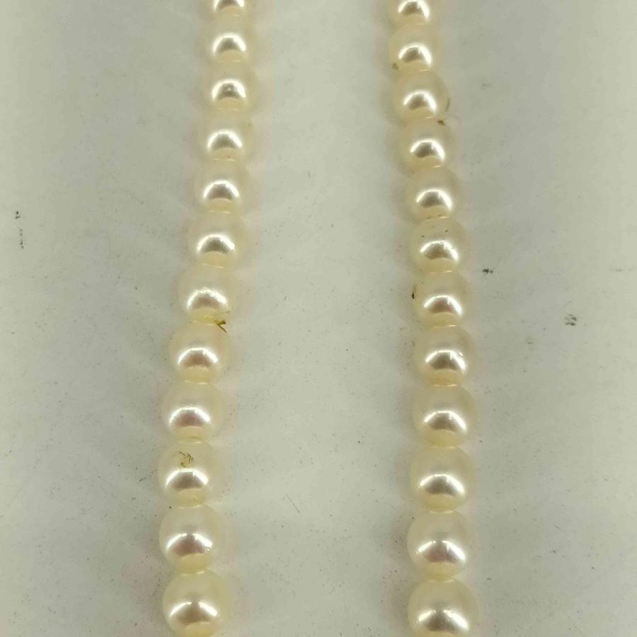 USED古着(ユーズドフルギ) K14刻印 パール ネックレス 7mm レディース