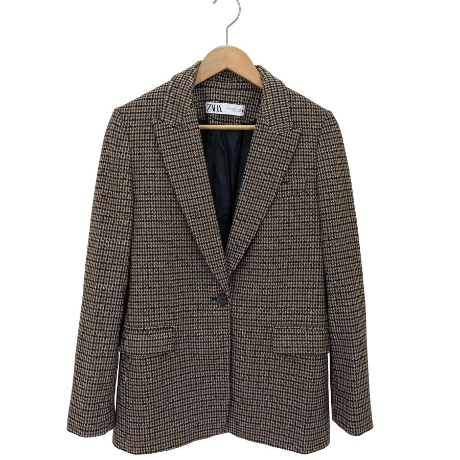 ZARA（ザラ） エルボーパッチテーラードジャケット レディース import