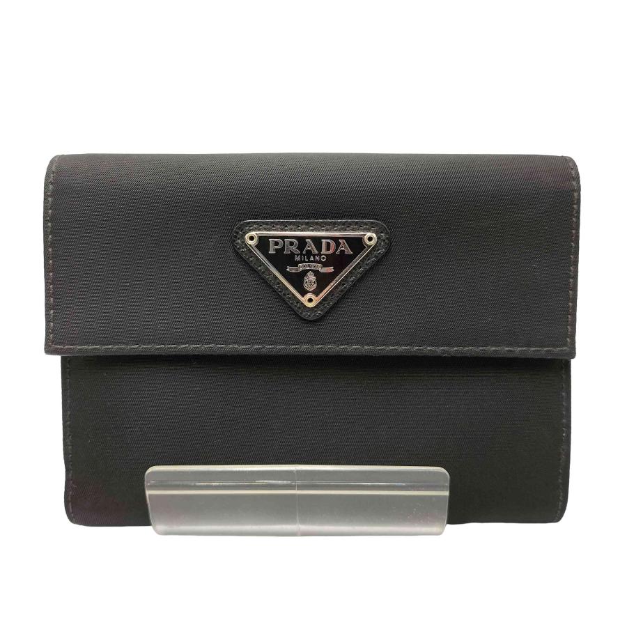 PRADA（プラダ） トライアングルロゴ 二つ折り ナイロン 財布 メンズ