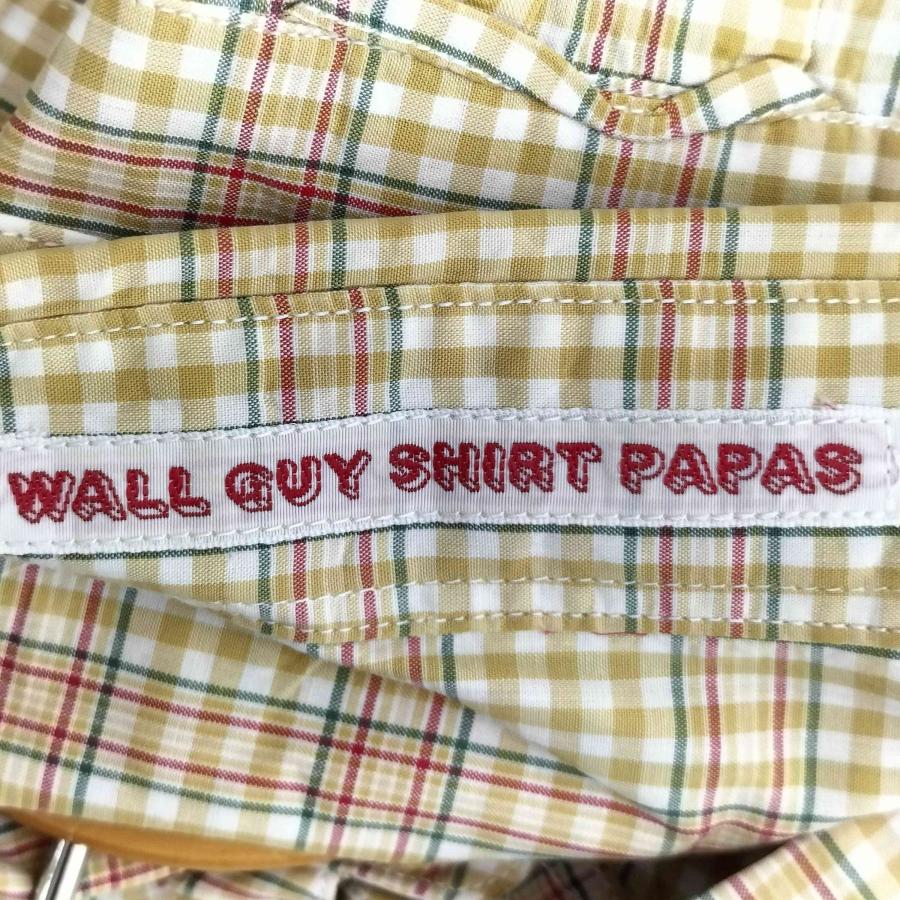 PAPAS（パパス） WALL GUY SHIRT 長袖チェックシャツ メンズ import：M