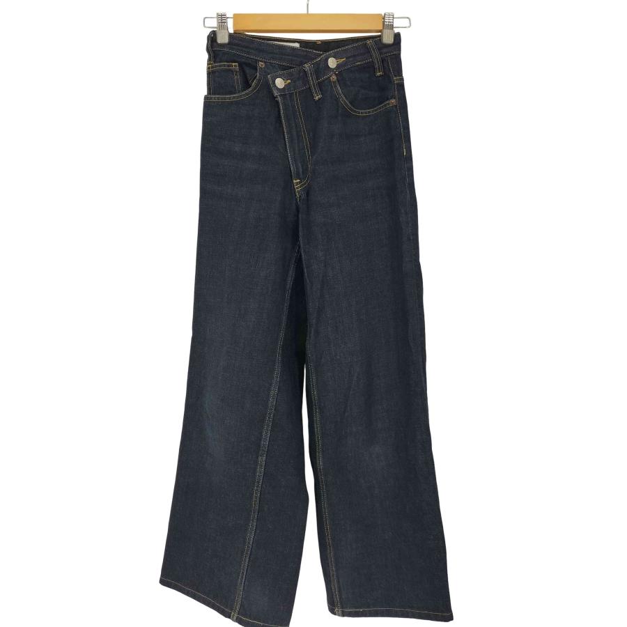 ZARA（ザラ） TRF ワイドレッグ クロスウエスト ハイウエスト ジーンズ