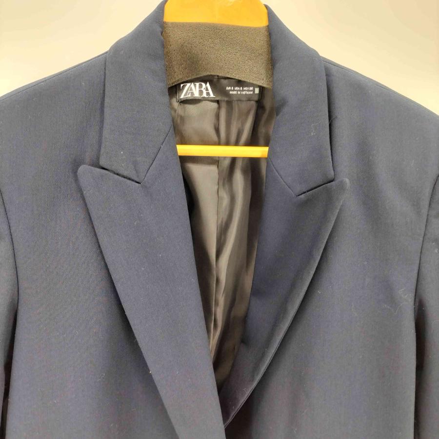 ZARA（ザラ） ピークドラペル ダブルブレスト テーラードジャケット