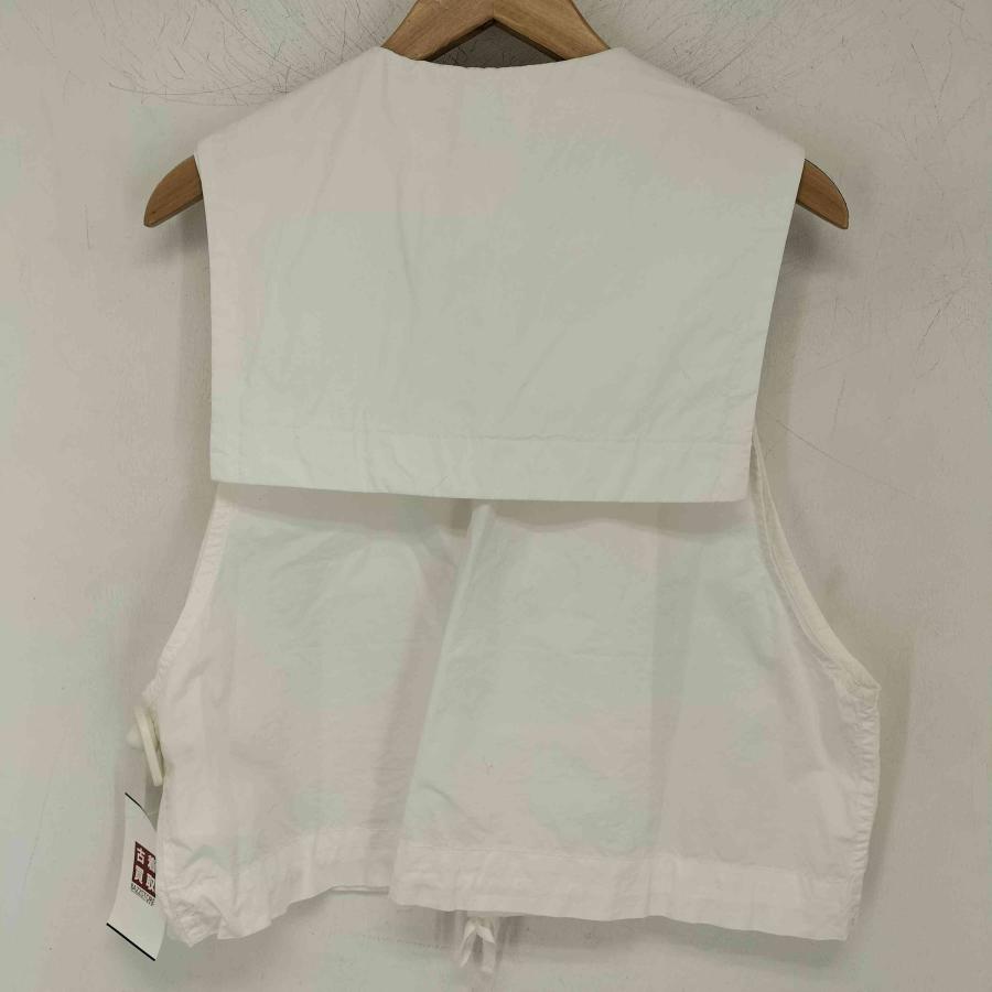BEAMS BOY セーラーカラーベスト 定価14080円 ベスト 25SS オフホワイト レディース ビームスボーイ【中古】6-0304M♪ BEAMS BOY（ビームス ボーイ） 25ss セーラーカラーベスト レディース