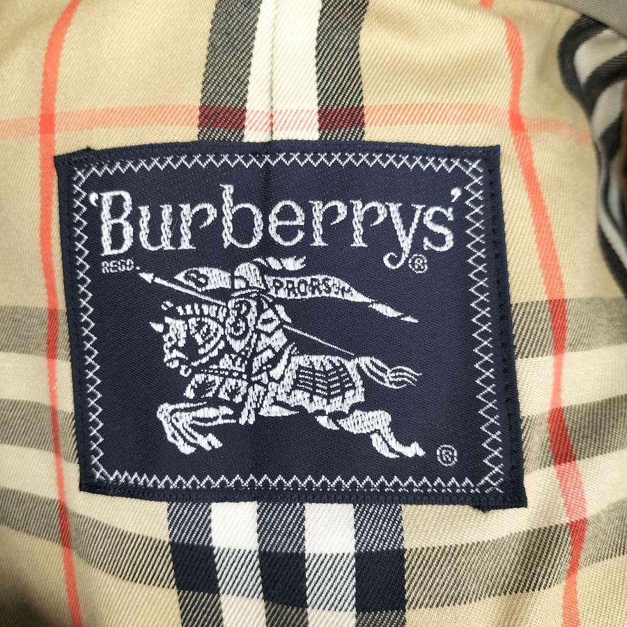 Burberrys’ ステンカラーコート ノバチェック 裏地 ヴィンテージ 黒 BURBERRYS(バーバリーズ) 裏地ノバチェック ステンカラーコート メンズ