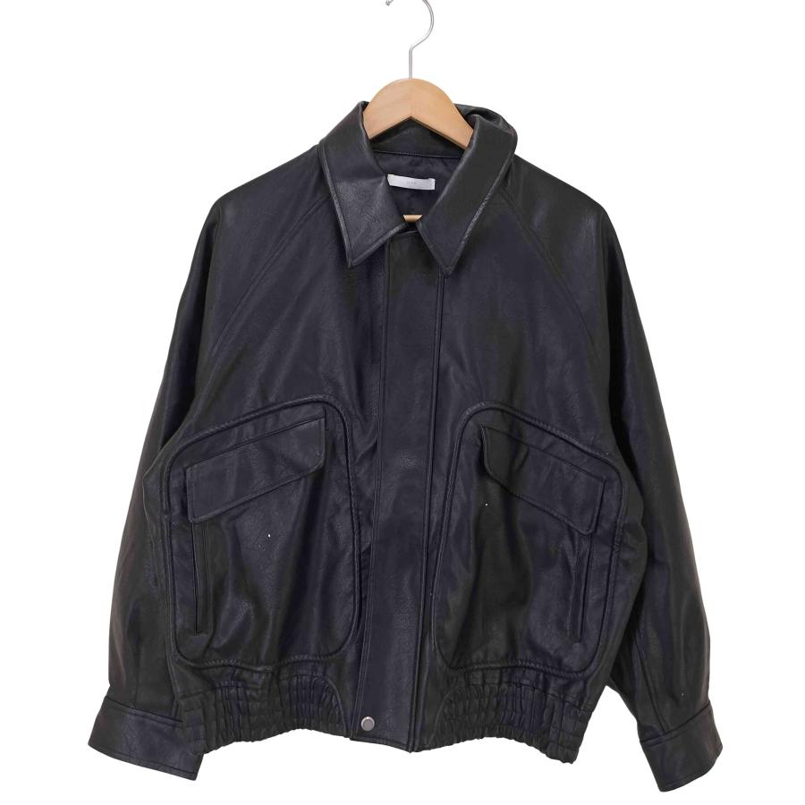WYM LIDNM LIDNM(ウィムバイリドム) ARTIFICIAL GRAIN FLIGHT BLOUSON 
