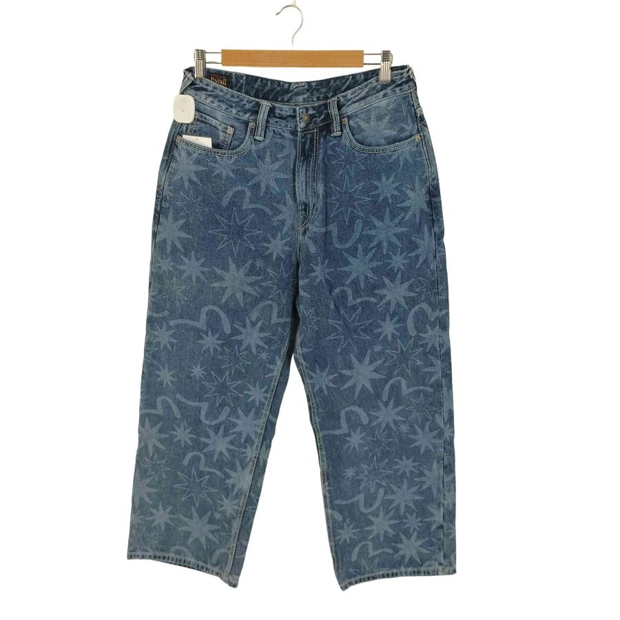 EVISU（エヴィス） オールオーバーウォッシュドプリント リラックス