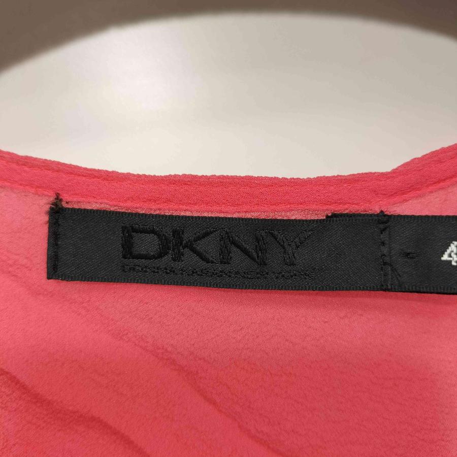 DKNY（ダナ・キャラン・ニューヨーク） シルクノースリーブトップス 