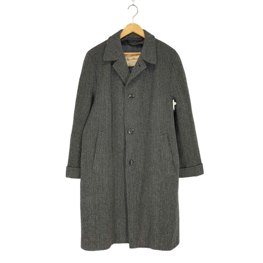 Harris Tweed ヘリンボーン チェスターコート HARRIS TWEED（ハリスツイード） ヘリンボーン チェスターコート