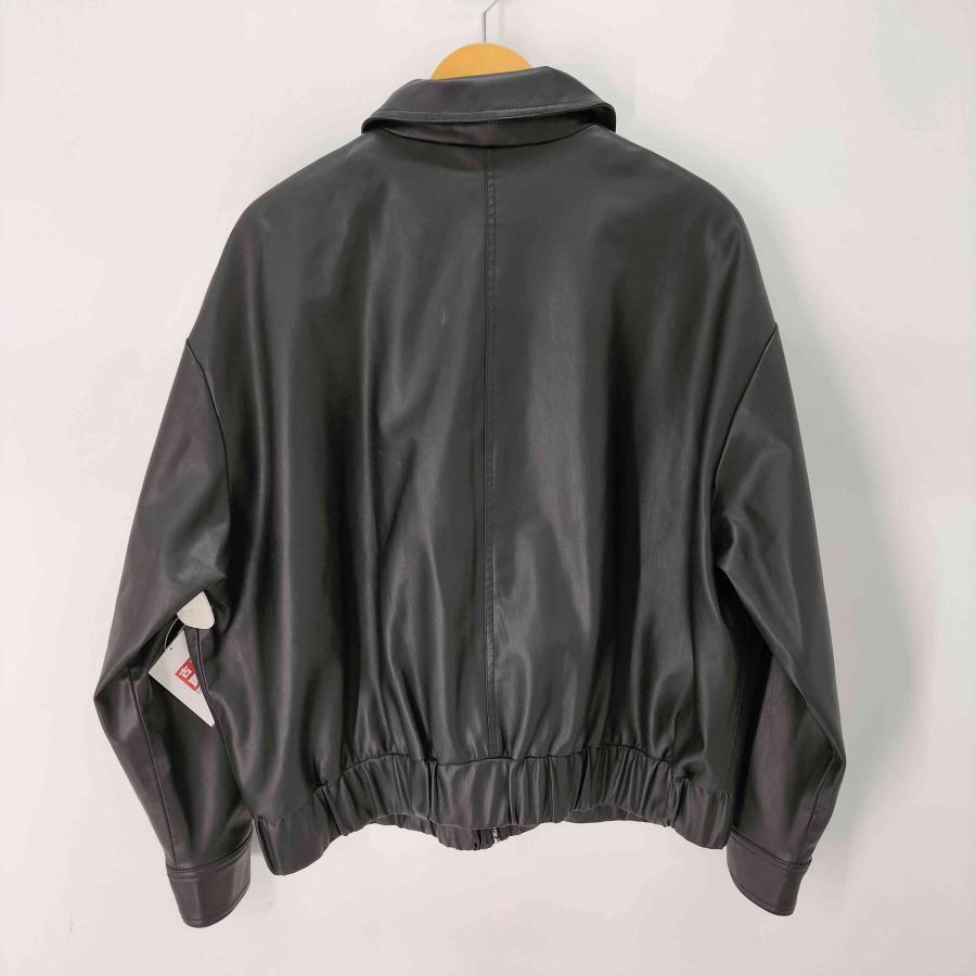 ZARA（ザラ） フェイクレザー コーティング ジャケット レディース