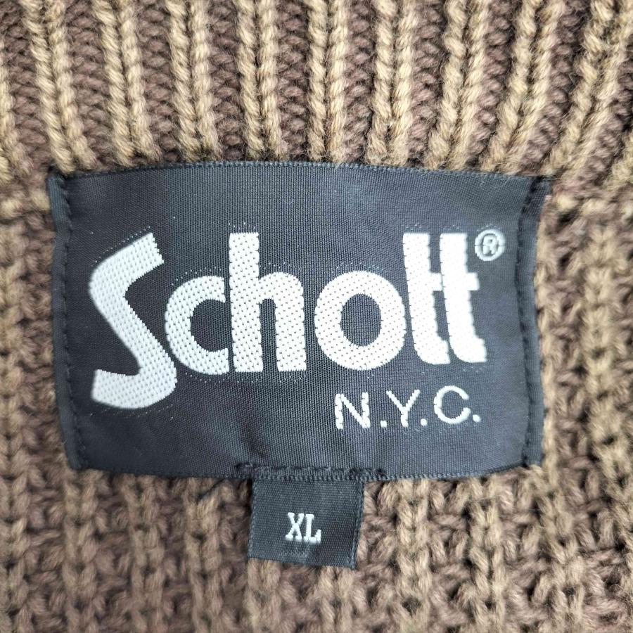 Schott N.Y.C（ショット） Schott(ショット) ケーブル コットンニット 