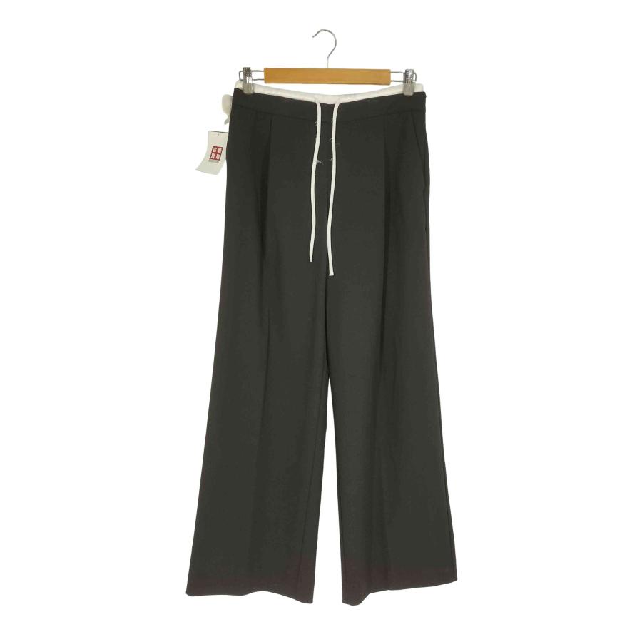 USS2  大人気韓国ブランドウエア パンツ レディース Sサイズ  新古品 ZARA（ザラ） WIDE-LEGパンツ ダブルウエストバンド レディース S 中古