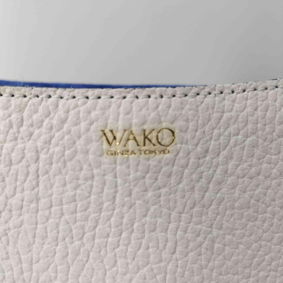 WAKO(ワコー) 銀座和光 Sac de Temps 2WAY レザー ハンドバッグ