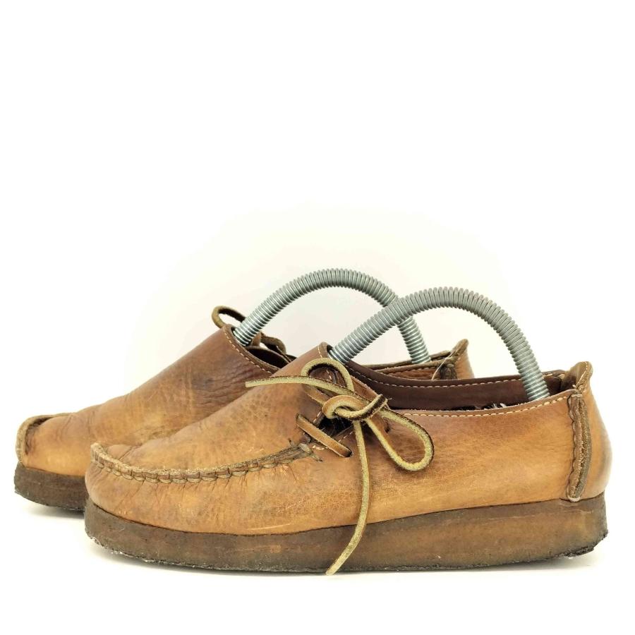 美品 廃盤 Clarks クラークス ビンテージ レディース Clarks（クラークス） 廃盤 ラガー ワラビー レザー シューズ