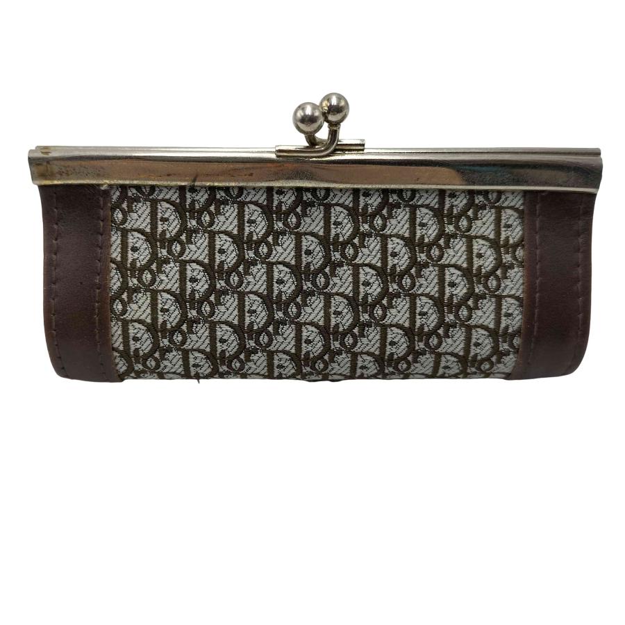美品　ヴィンテージ　Christian Diorトロッター柄 がま口ケース Christian Dior（クリスチャン・ディオール） トロッター モノグラム
