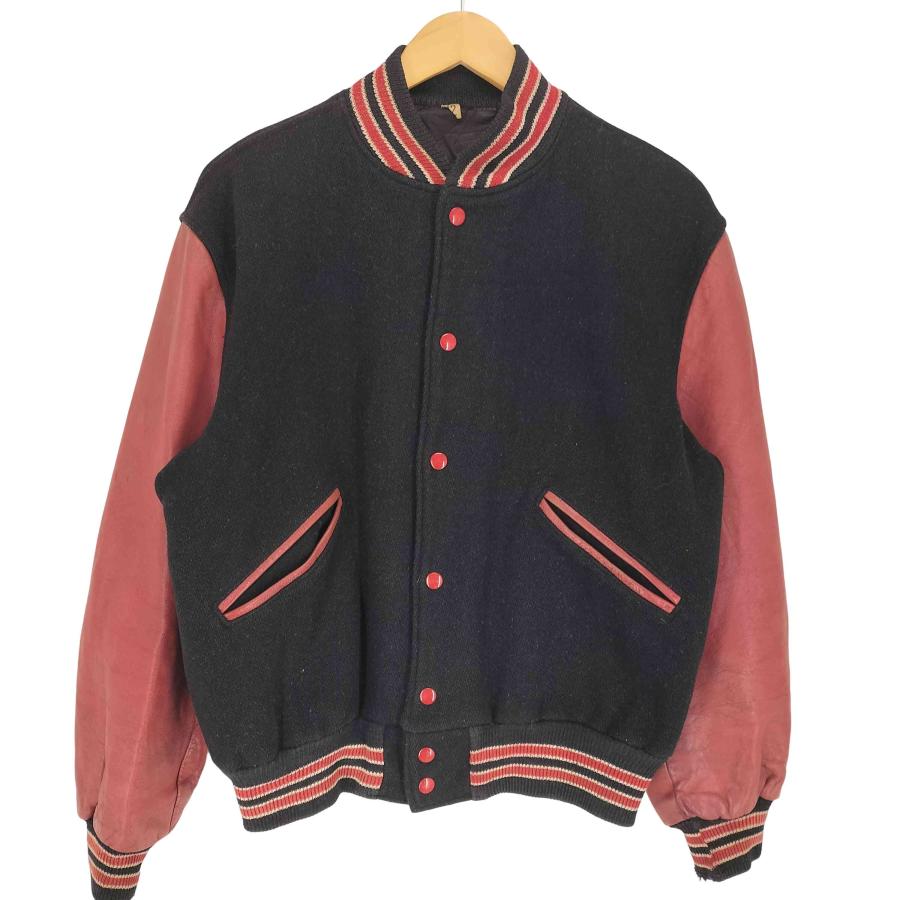 BUTWIN（バトウィン） 60-70s 袖レザースタジャン メンズ 42 中古 古着 