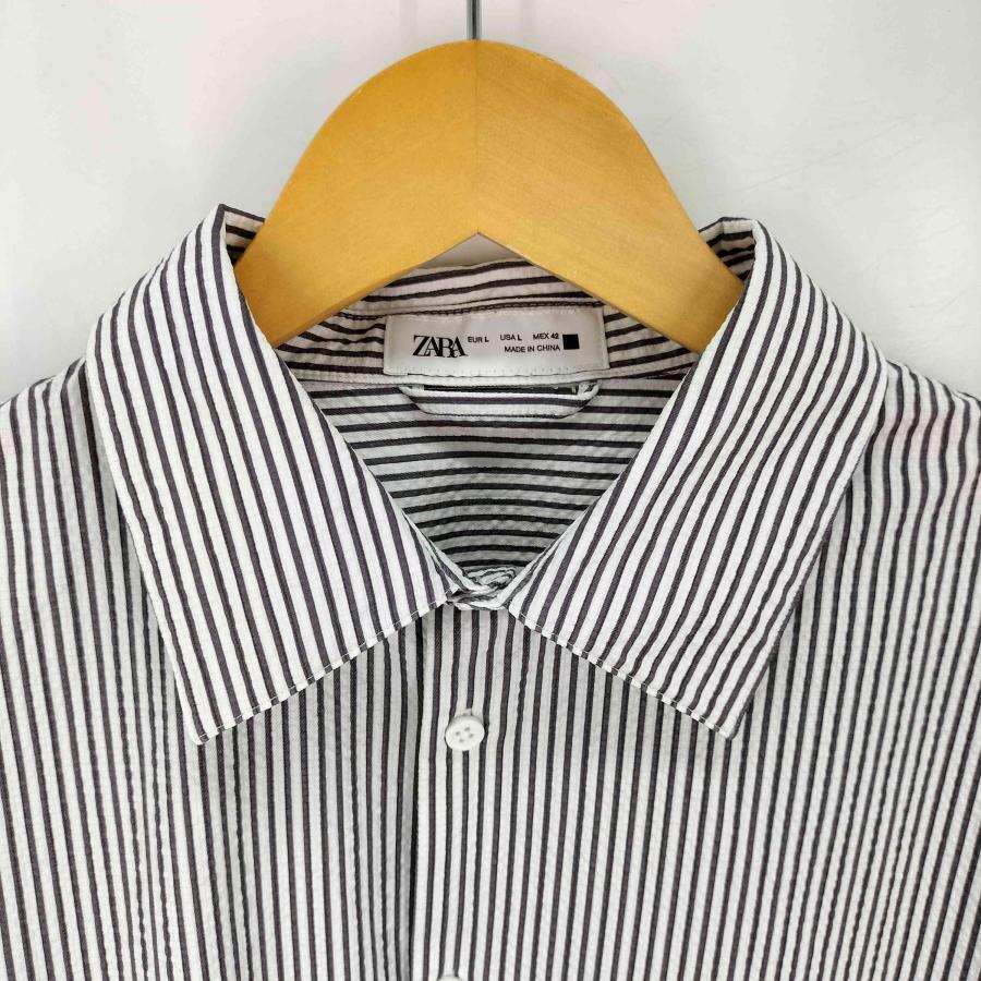ZARA（ザラ） ストライプシャツ メンズ import：L 中古 古着 0204