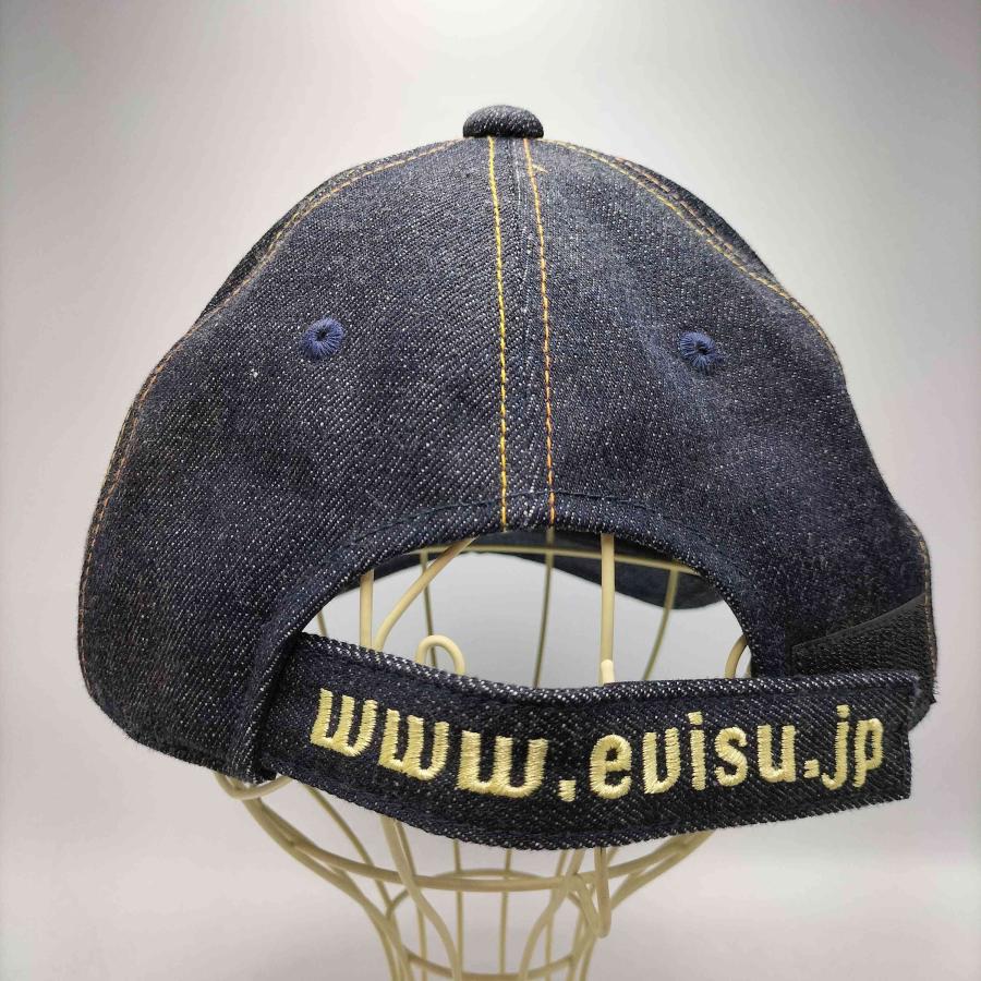 EVISU デニム ポケット キャップ エヴィス カモメ 刺繍　L EVISU（エヴィス） 日本製 カモメ刺繍 ポケット デニムキャップ メンズ