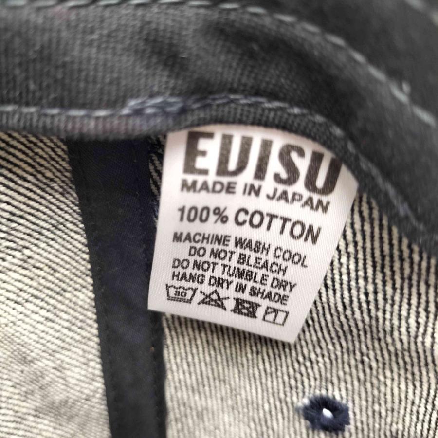 EVISU（エヴィス） 日本製 カモメ刺繍 ポケット デニムキャップ メンズ