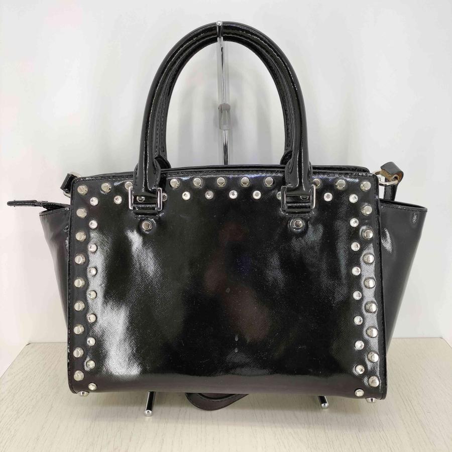 MICHAEL KORS（マイケルコース） スタッズ 2way エナメル ハンドバッグ 