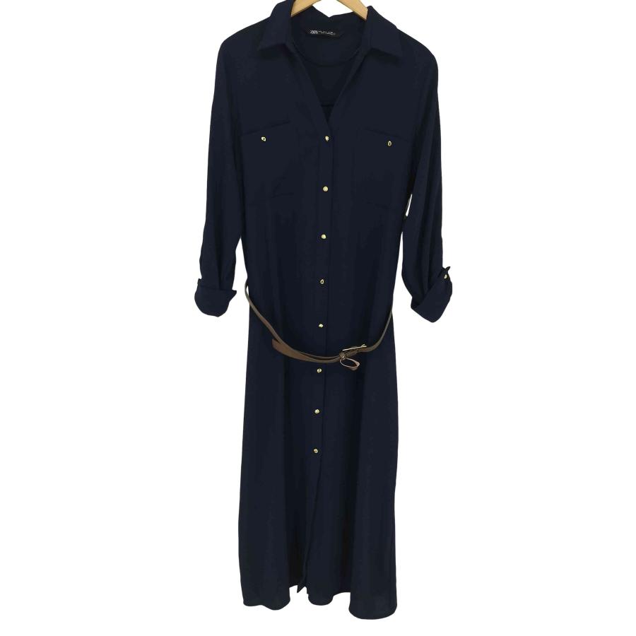 ZARA（ザラ） ベルト付きロングワンピース レディース import：L 中古 