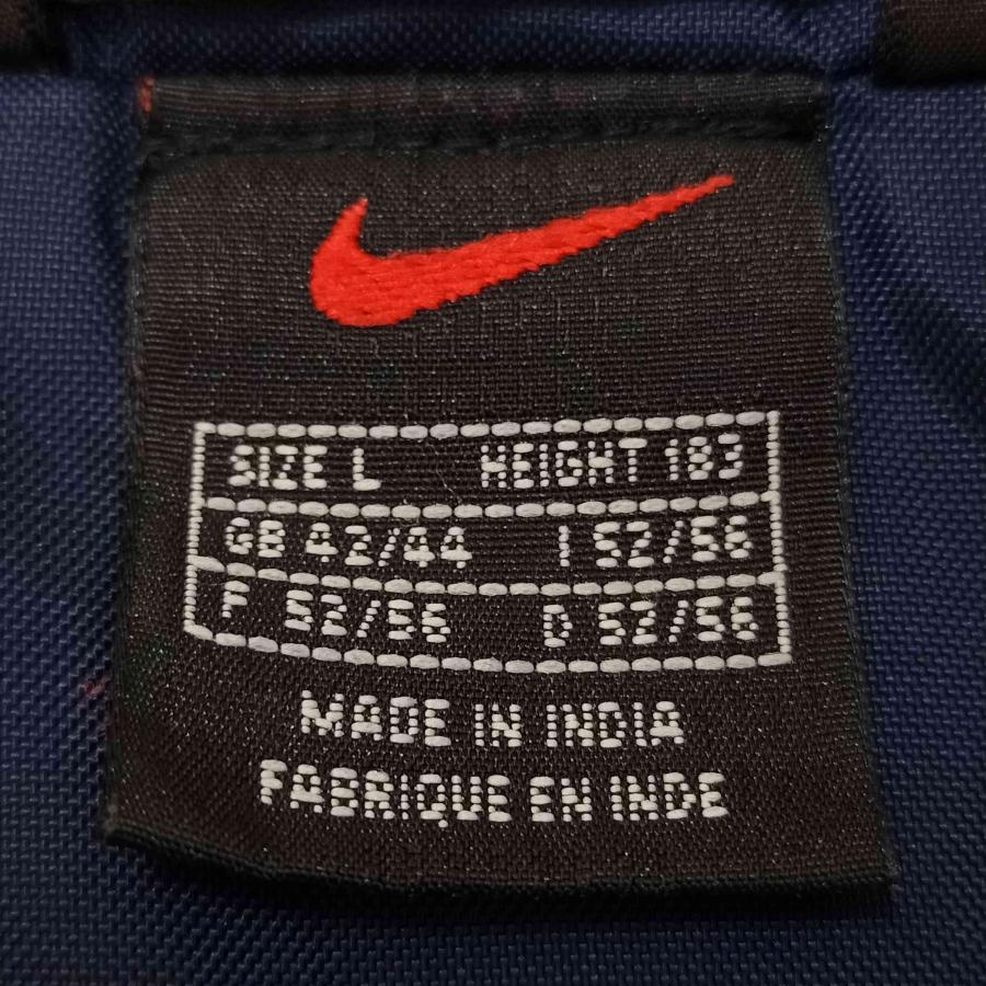 NIKE（ナイキ） 90s 赤黒タグ スウッシュ刺繍 バイカラー 中綿 ジップ