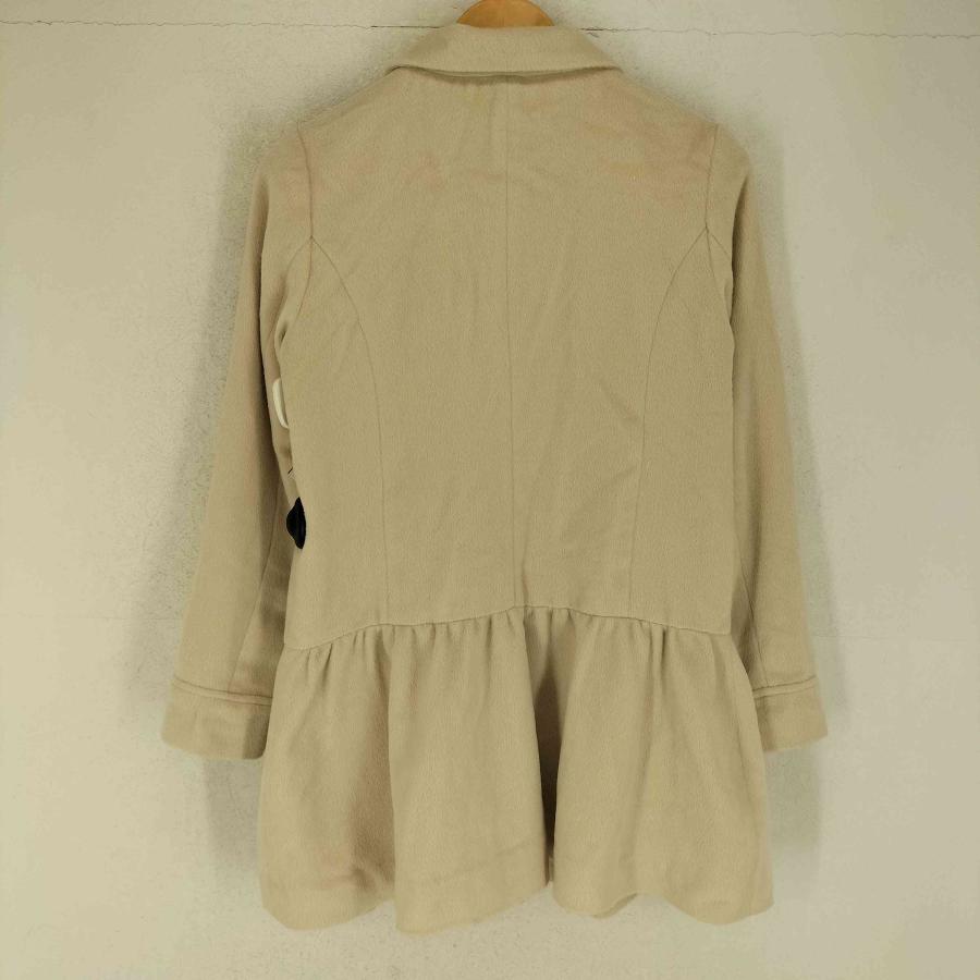 LIZ LISAのファー付き花柄コート LIZ LISA（リズリサ） 花柄ファーボタンコート レディース JPN：0 中古