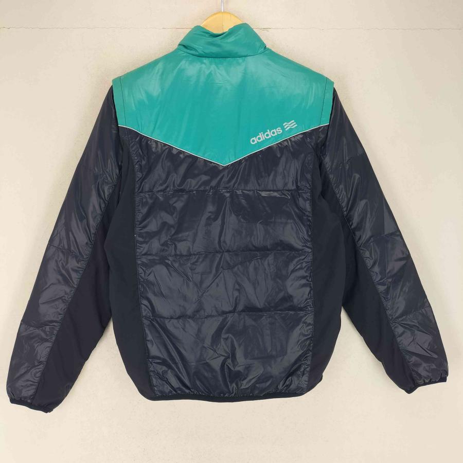 美品！adidas 00s ダウンジャケット　コーデュロイ切り替え　80%ダウン adidas（アディダス） 2WAY ワッペンロゴ ダウンジャケット メンズ JPN